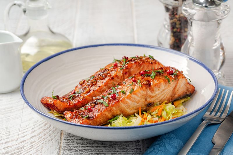 Spicy Honey Garlic Salmon
