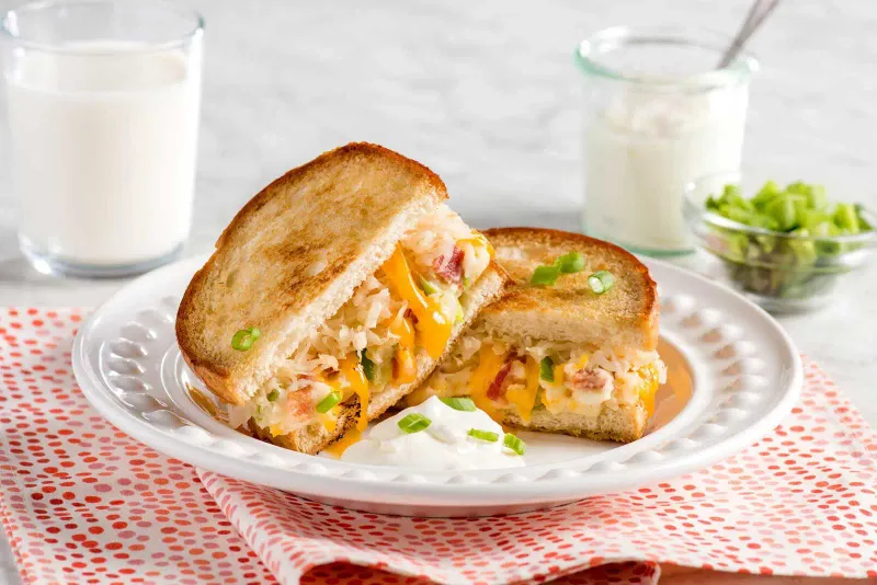 Pierogi Grilled Cheese