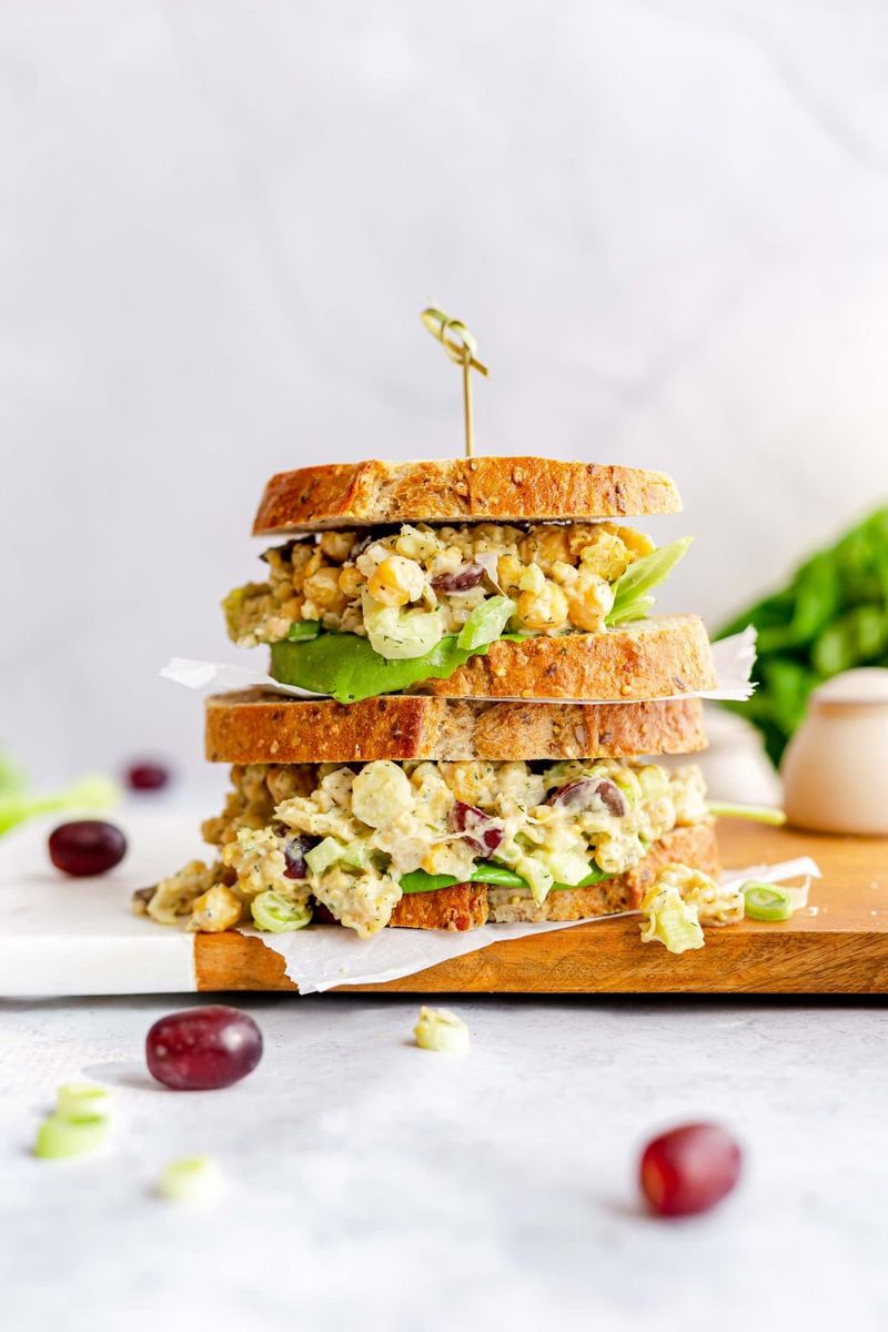 No-Chicken Salad Sandwich