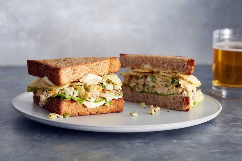 Tuna Salad with Crunchy Chips