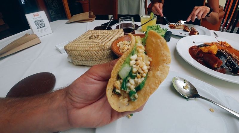 Ant Larvae Tacos from Mexico