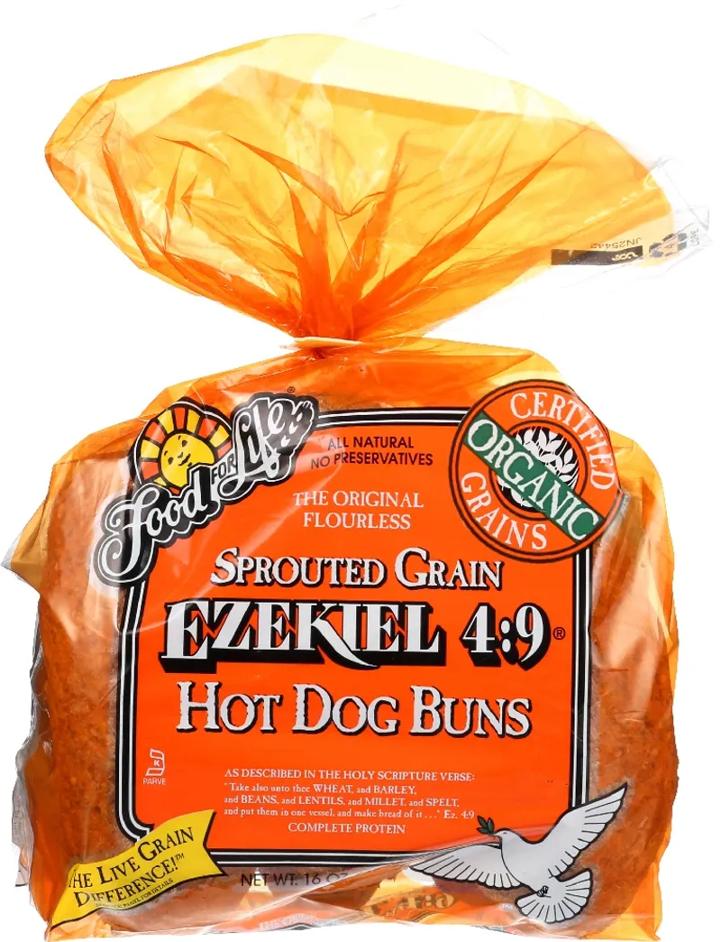 Ezekiel 4:9 Sprouted Hot Dog Buns