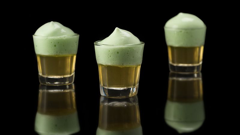 Foam-Topped Soup Shots