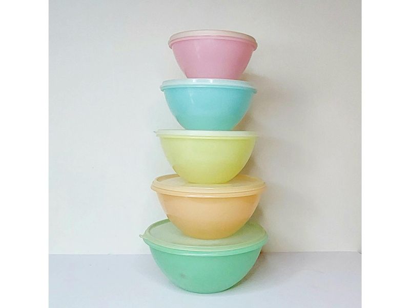 Pastel Tupperware Collections