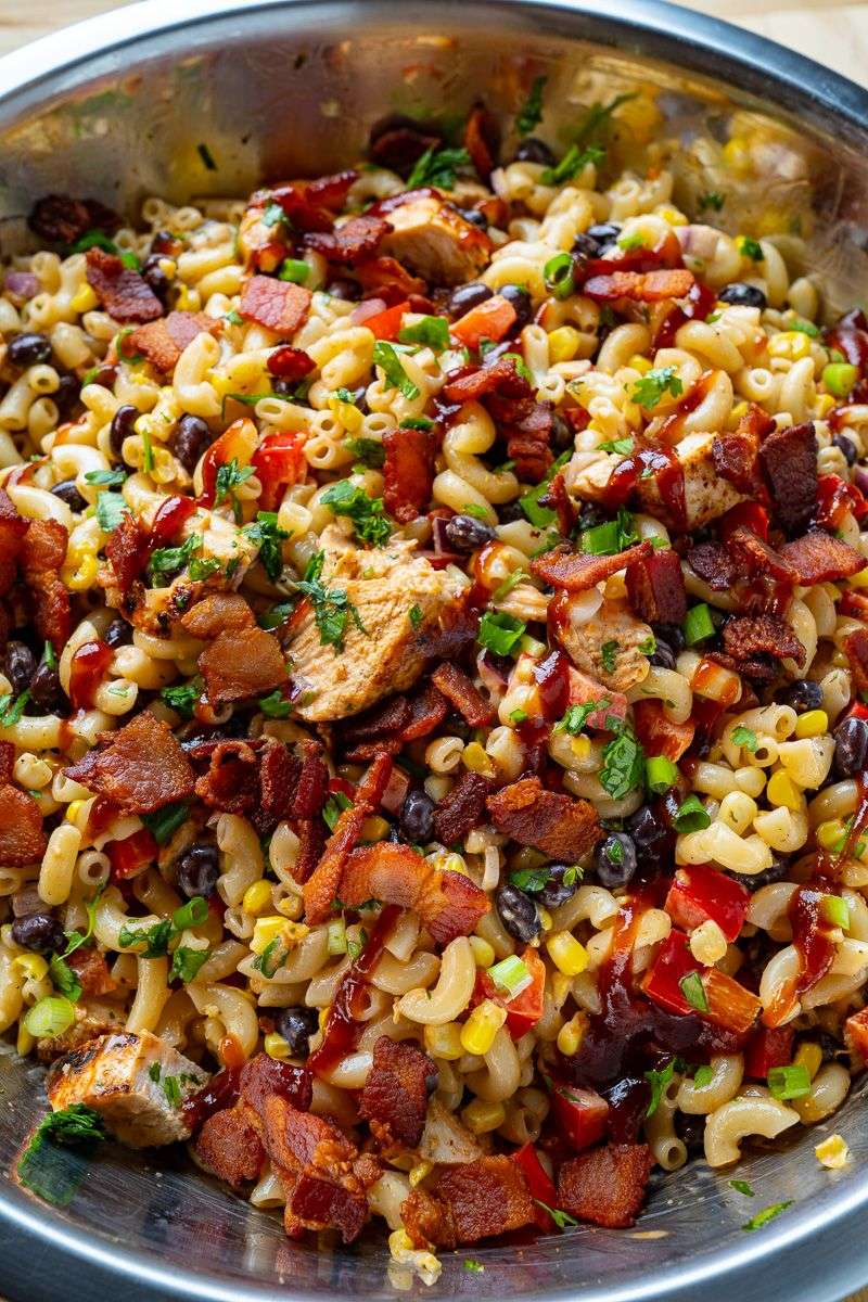 Smoky BBQ Chicken Pasta Salad
