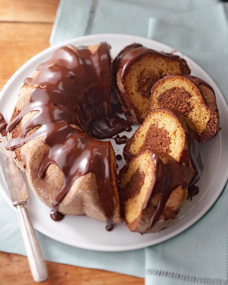 Butterscotch Marble Cake