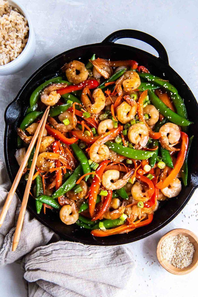 Shrimp with Mixed Vegetables