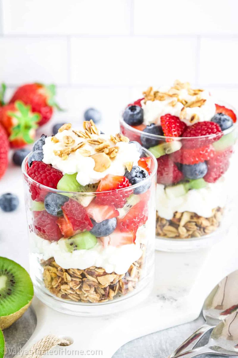 Cottage Cheese Berry Parfait