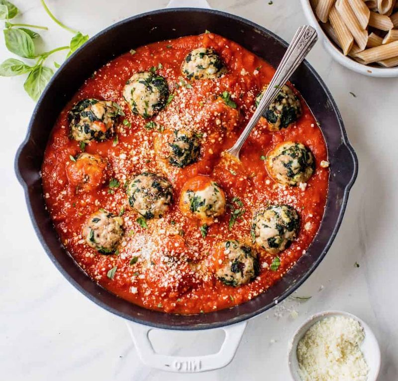 Turkey and Spinach Meatballs