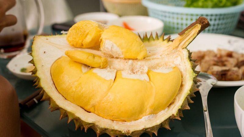 Durian Fruit Dishes from Southeast Asia