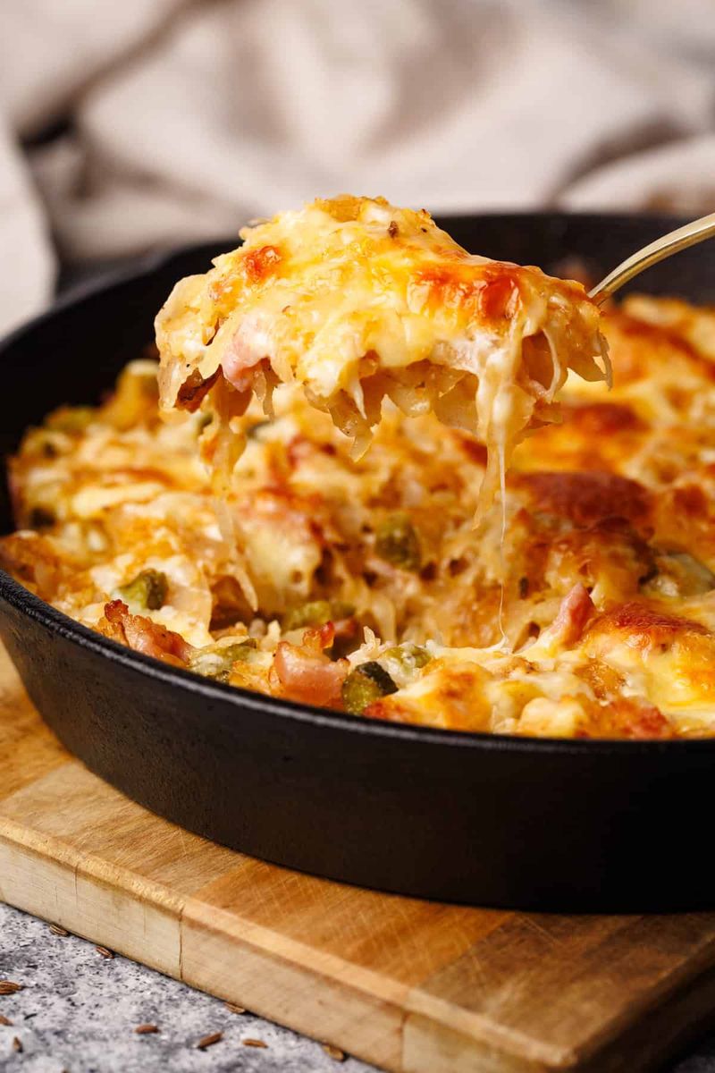 Sauerkraut Pasta Bake