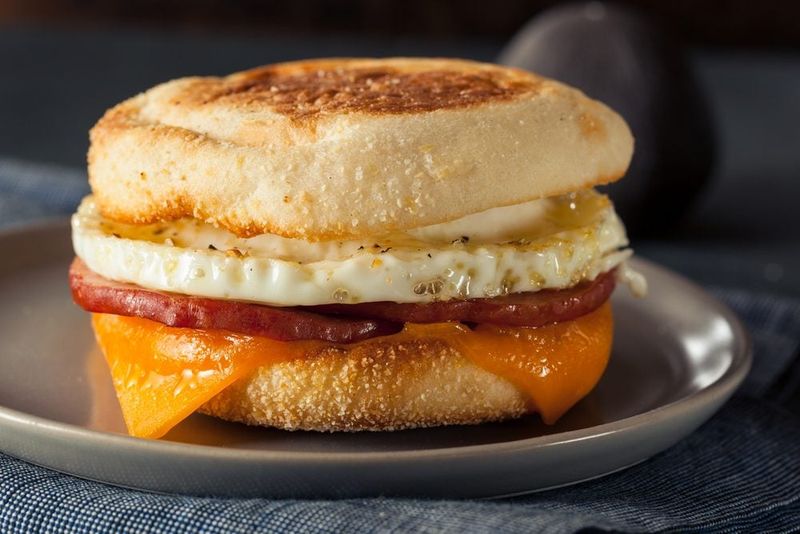 Egg and Sausage Sandwiches