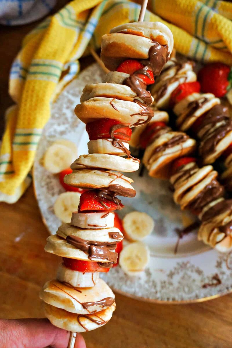 BBQ Strawberry-Banana Skewers