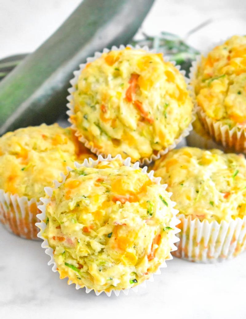 Veggie and Cheese Muffins