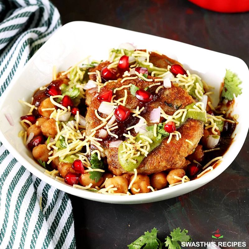 Chaat Creation: Chole Tikki Chaat