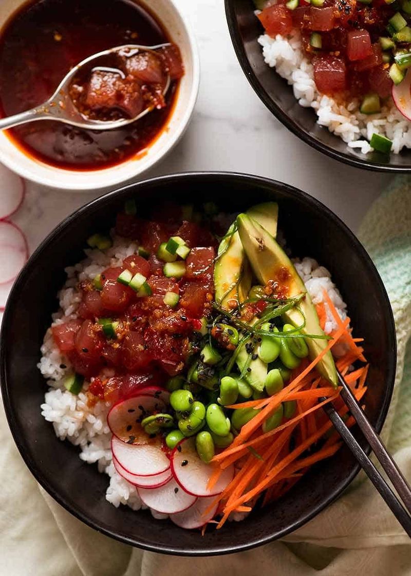 Spicy Tuna Sushi Bowls