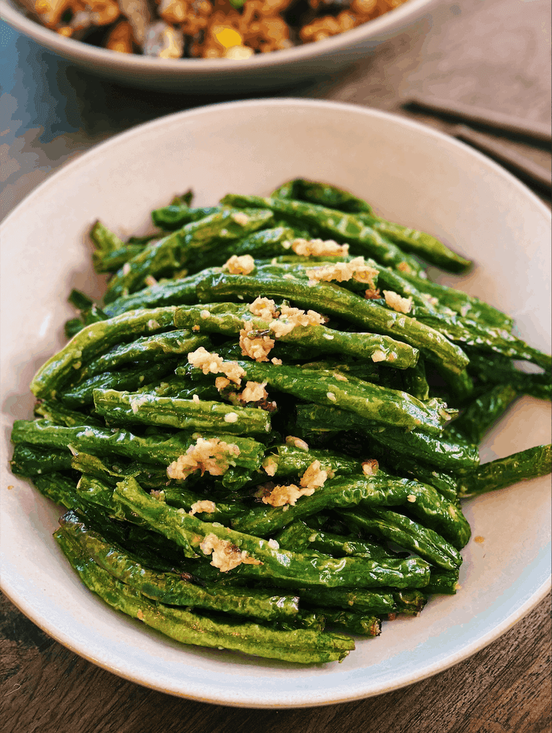 String Beans with Garlic