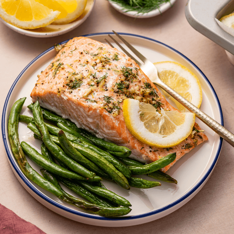 Lemon-Dill Salmon with Asparagus