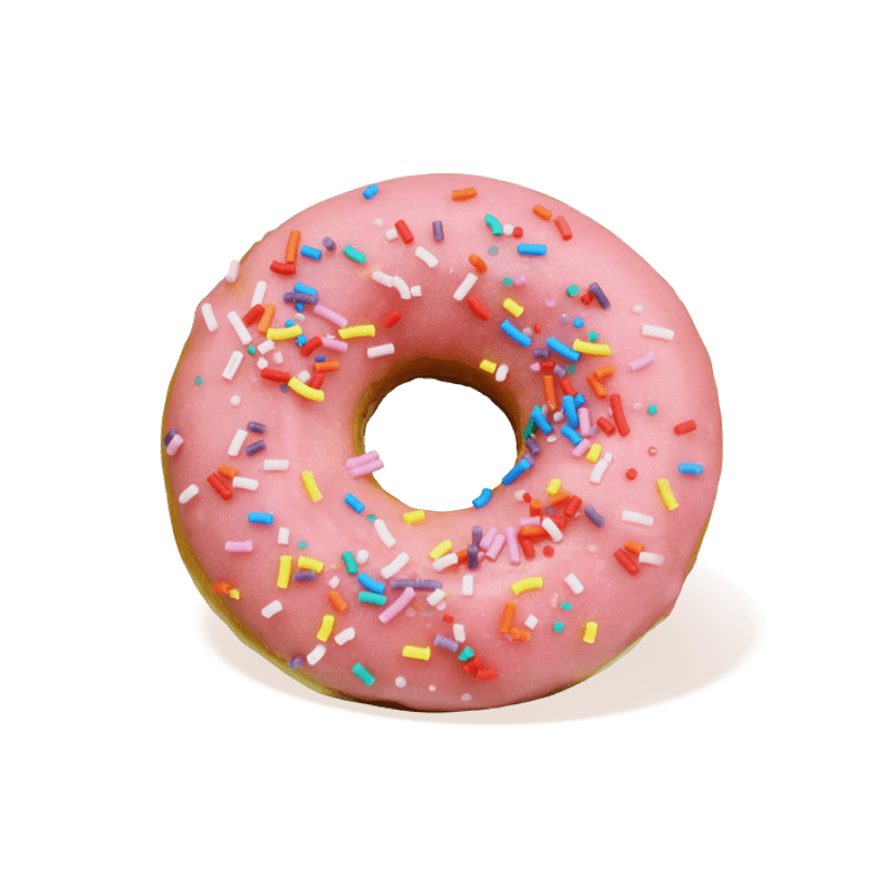Strawberry Frosted with Sprinkles - Sugar Overload Alert
