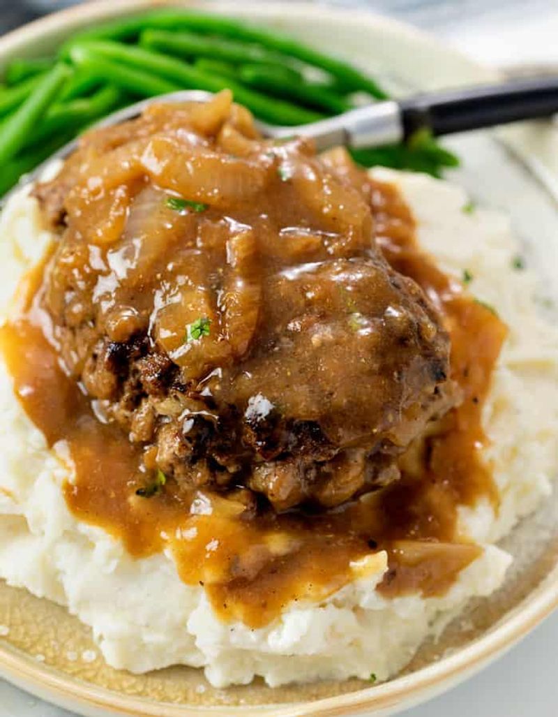 Beef Patties with Gravy