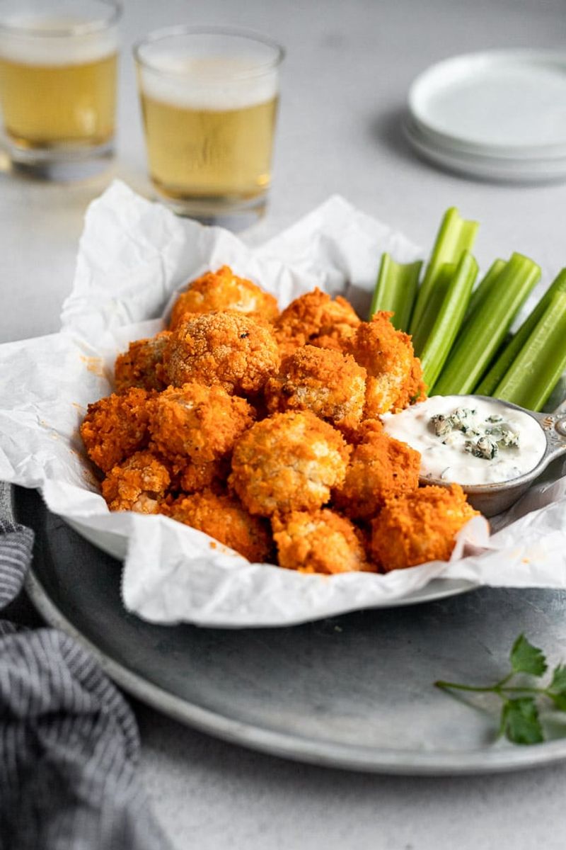Buffalo Cauliflower Bites