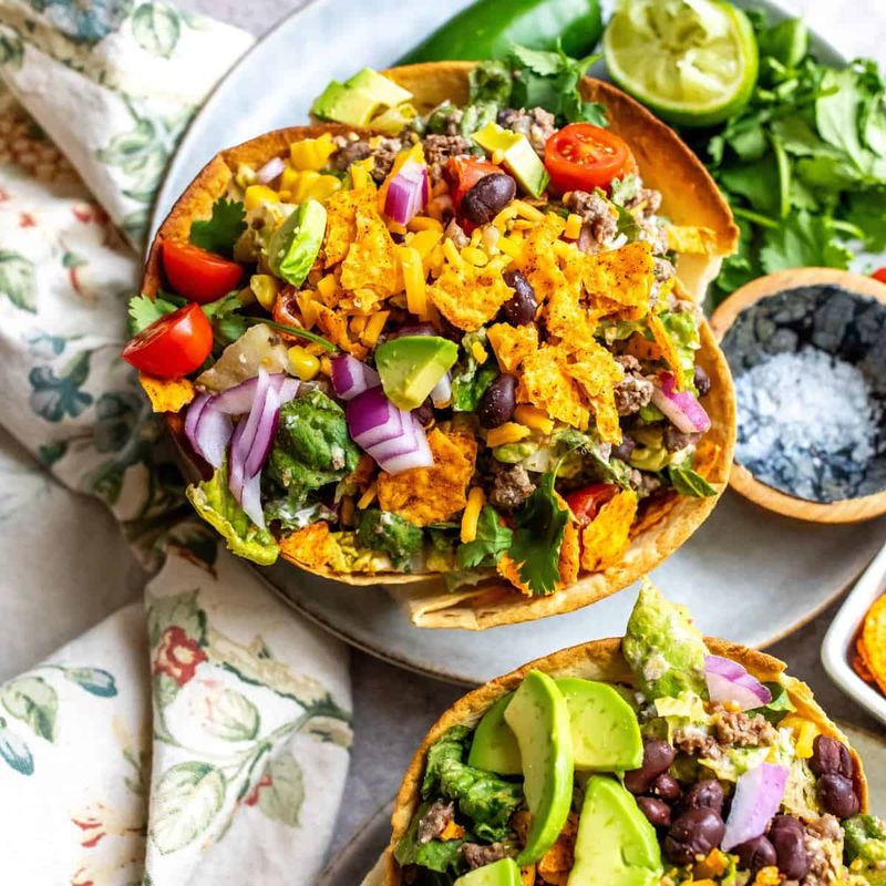 Overloaded Taco Salads