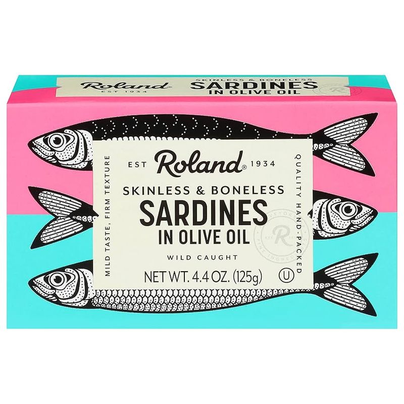 Roland Skinless & Boneless Sardines in Olive Oil 🟥
