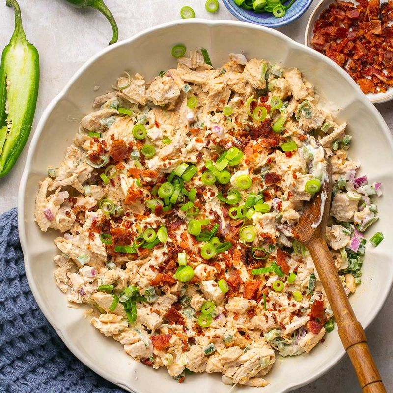 Jalapeño Popper Chicken Salad