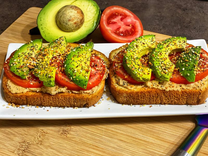 Avocado Toast with Everything Seasoning