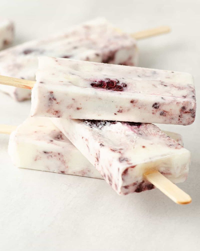 Frozen Yogurt Popsicles