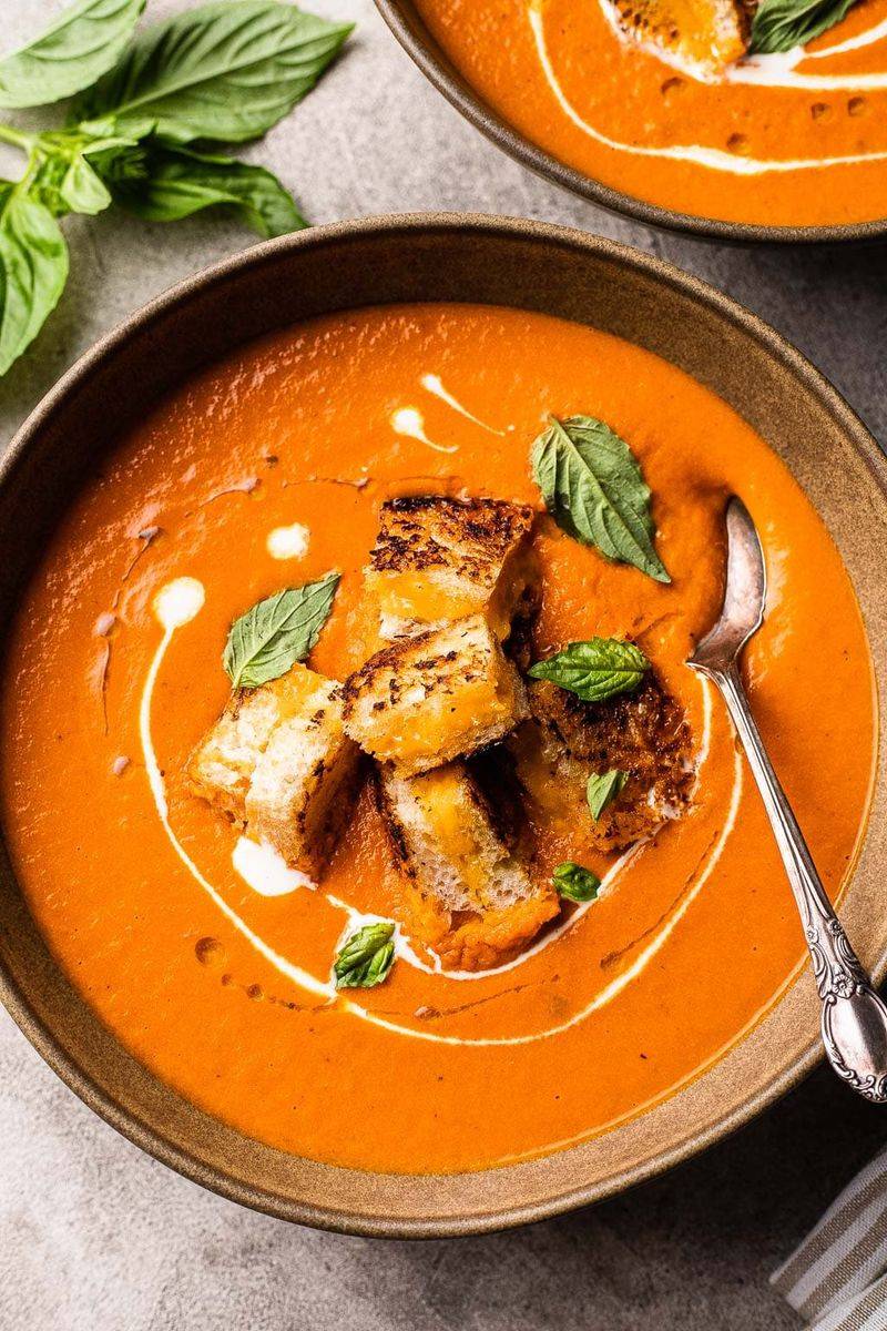 Tomato Soup and Grilled Cheese