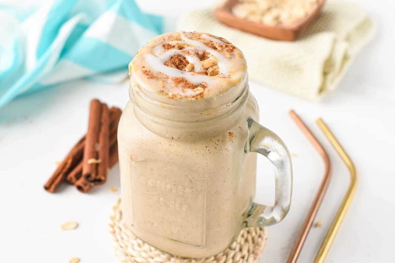 Cinnamon Roll Protein Smoothie