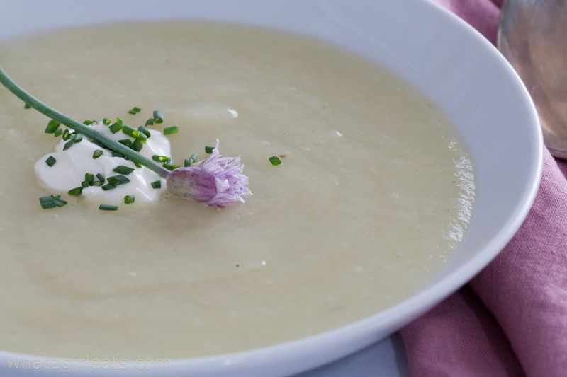 Vichyssoise (Cold Potato-Leek Soup)