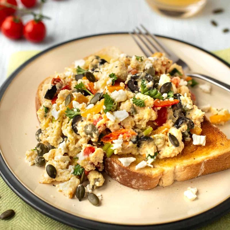 Mediterranean Egg Scramble