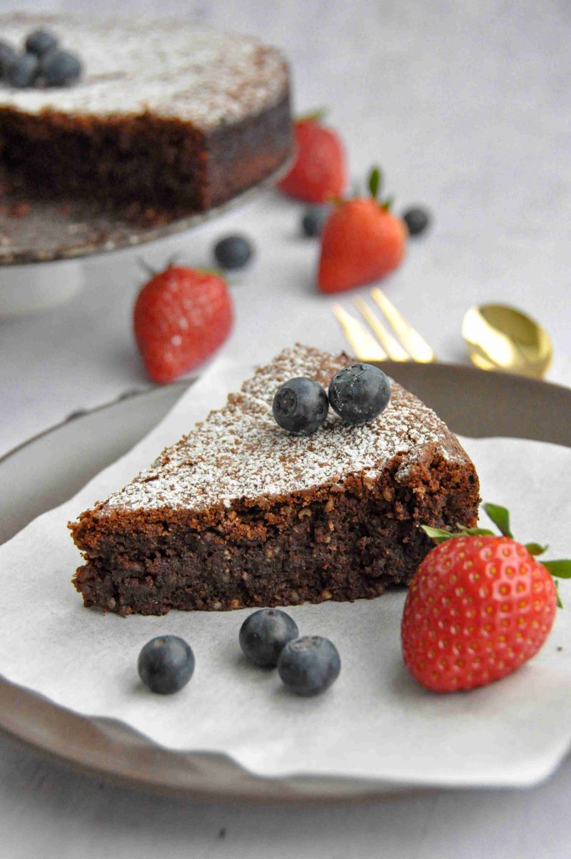 Torta Caprese (Flourless Chocolate Almond Cake)