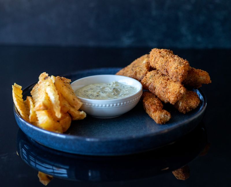Fish Sticks with Tartar Sauce
