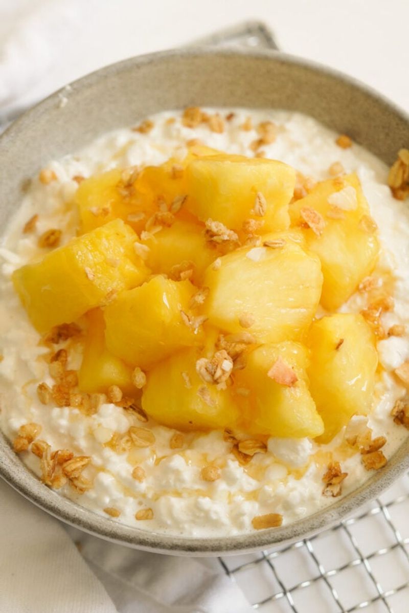 Cottage Cheese with Pineapple
