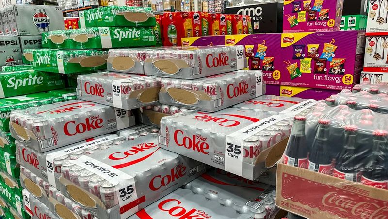 Large Packs of Soda