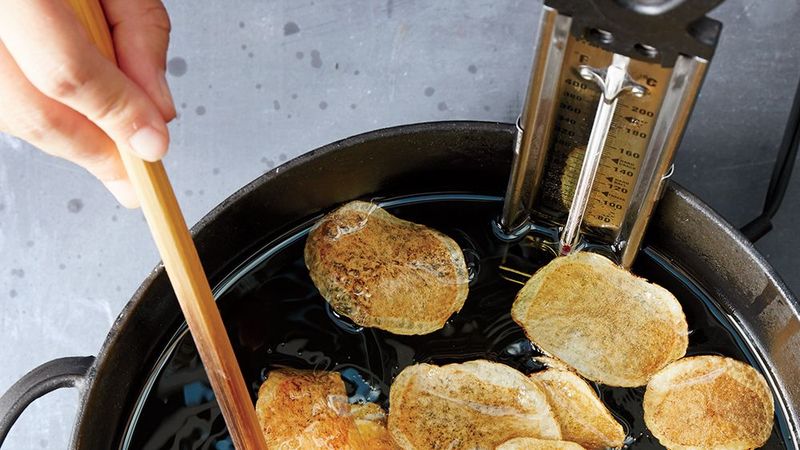 More oil means crispier food