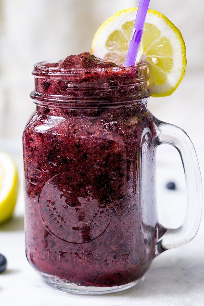 Blueberry Lemonade Slushies That Cooled the Hottest Days