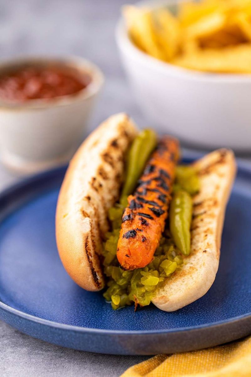 Grilled Carrot Dogs