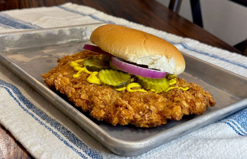 Pork Tenderloin Sandwich (Iowa & Indiana)