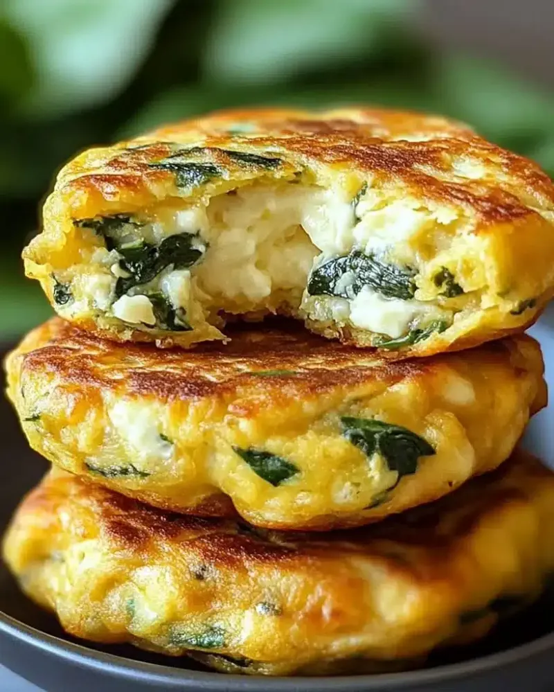Spinach-Feta Cakes