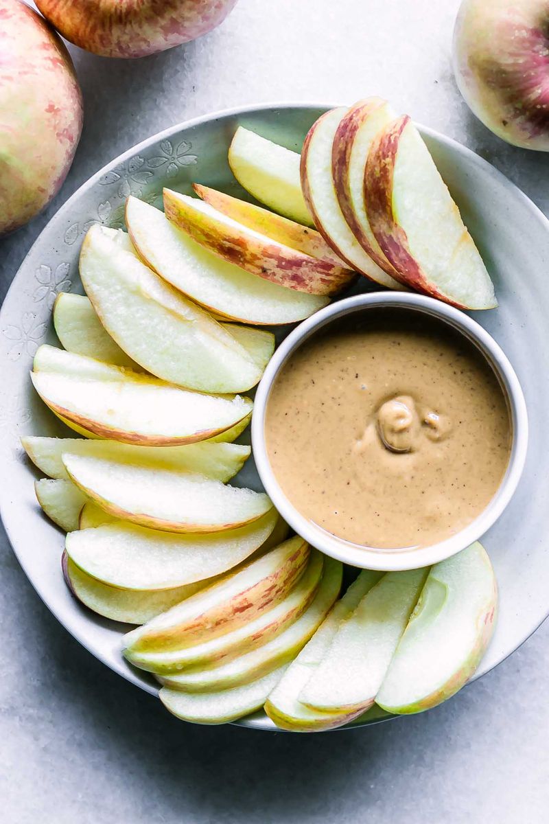 Nut Butter on Apple or Banana Slices