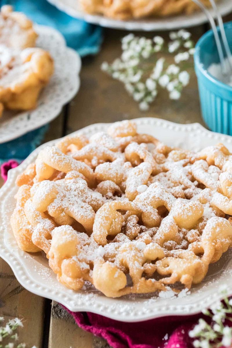 Funnel Cakes That Made Kids' Eyes Light Up