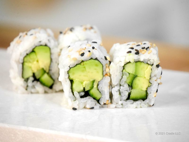 Bland Cucumber-Only Vegetarian Sushi: A Disappointing Roll