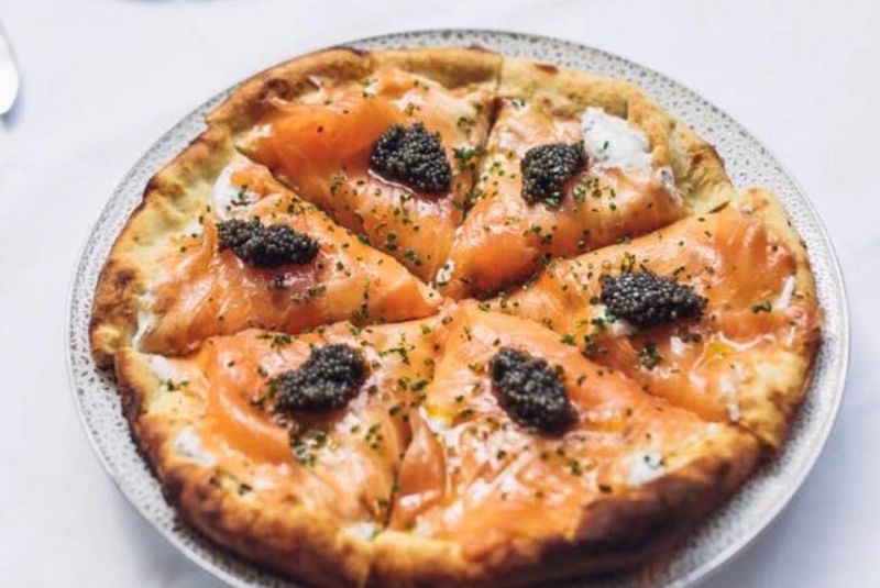 Wolfgang Puck's Smoked Salmon Pizza