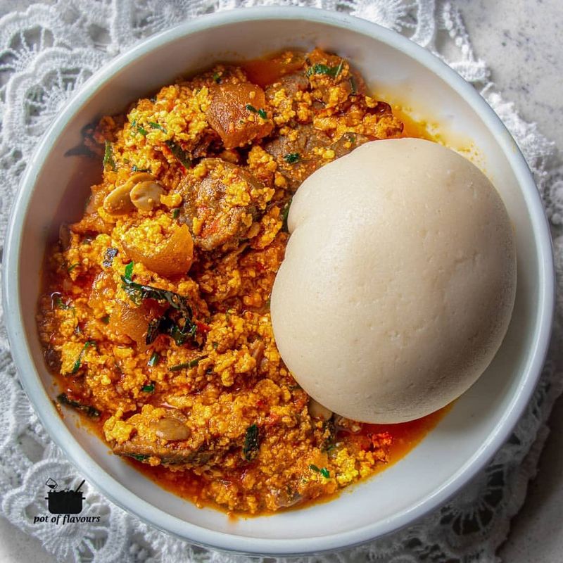 Fufu with Egusi Soup
