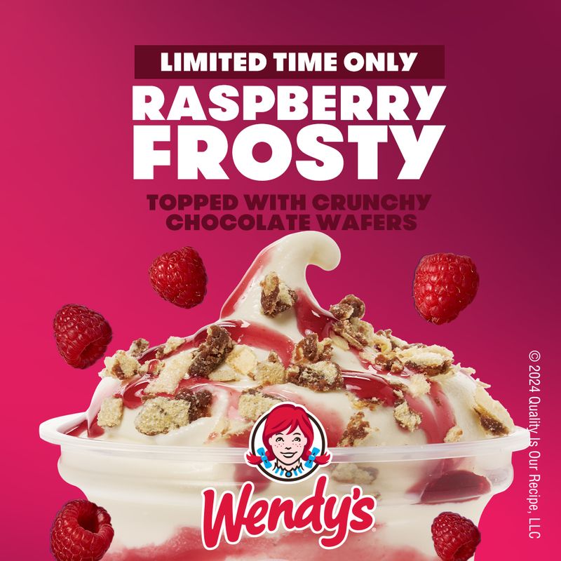 Frosty with Fresh Fruit Topping