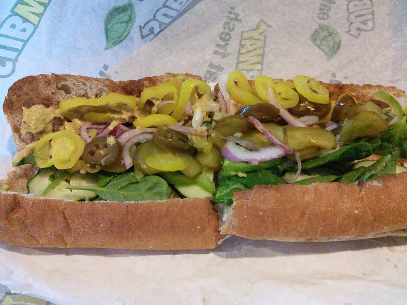 Subway Veggie Delight